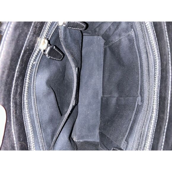 Coach Legacy Candace Carryall Medium Black Leather Purse Should Bag D1273-19891 - Picture 4 of 5